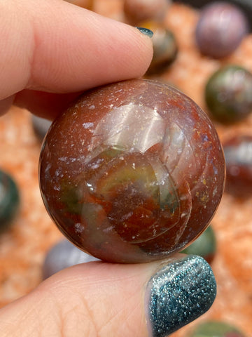 Ocean Jasper Spheres - Various Choices