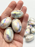 Howlite Aura Tumbled Stone