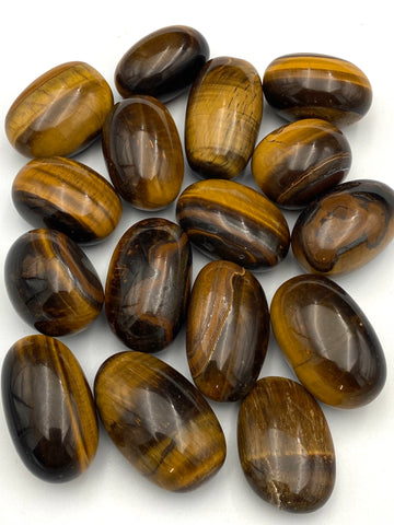 Tigers Eye Tumbled Stone