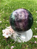 Rainbow Fluorite Sphere