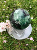 Rainbow Fluorite Sphere