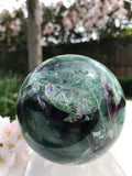 Rainbow Fluorite Sphere