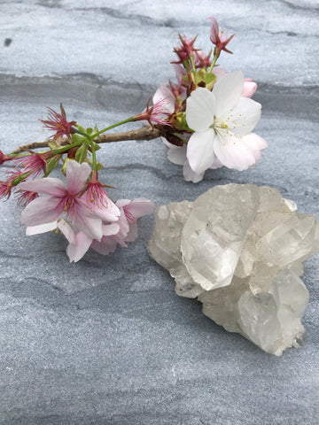 Clear Quartz Cluster - 152gm