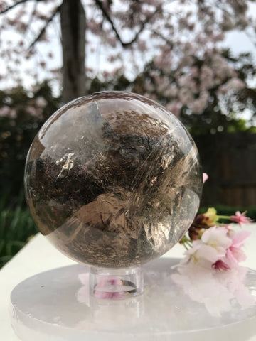 Smoky Quartz Sphere - Large