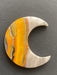 Bumblebee Crystal Stone Crescent Moon