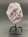 Lepidolite Rough Specimen on metal stand