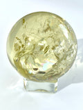 Citrine Sphere with Rainbows 'AA Quality"