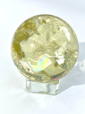 Citrine Sphere with Rainbows 'AA Quality"