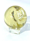 Citrine Sphere with Rainbows 'AA Quality"