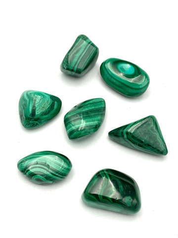 Malachite Tumbled Stones