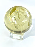 Citrine Sphere with Rainbows 'AA Quality"