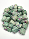 Ruby Fuchsite Tumbled Stone - Two Sizes