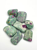 Ruby Fuchsite Tumbled Stone - Two Sizes