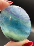 Snowflake Rainbow Fluorite Palmstones - Various Choices