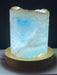 Blue Aragonite Timber LED USB Lamp Crystal Lamp