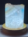 Blue Aragonite Timber LED USB Lamp Crystal Lamp