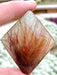 Red Gold Rutile Crystal