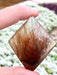 Red Gold Rutile Crystal