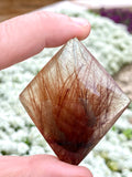 Red Gold Rutile Crystal