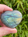 Labradorite Heart