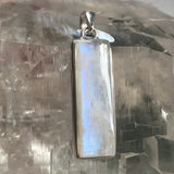 Rainbow Moonstone Pendant - 925 Sterling Silver