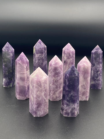 Lepidolite Crystal Points