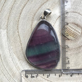 Fluorite Pendant - 925 Sterling Silver