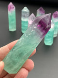 Watermelon Fluorite Points - Various Choices