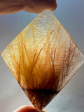 Red Gold Rutile Crystal