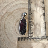 Garnet Pendant - 925 Sterling Silver