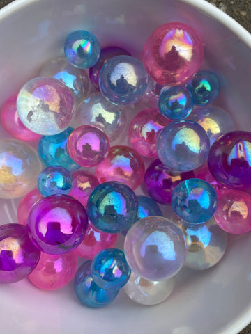 Coloured Aura Mini Spheres - Various Choices