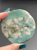 Flower Agate Slab Slice Crystal