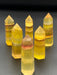 Yellow Fluorite Crystal Point