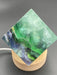Rainbow Fluorite Crystal Cube