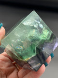 Rainbow Fluorite Crystal Cube