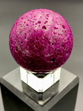 Honeycomb Ruby Sphere - High Quality