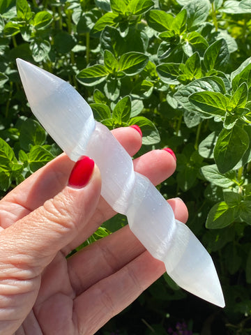 Selenite Wand