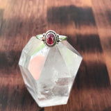 Garnet Ring - 925 Sterling Silver