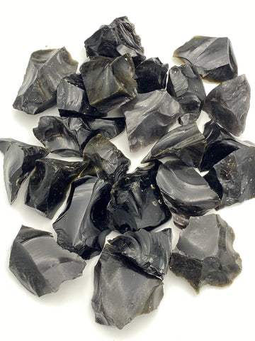 Golden Sheen Obsidian Raw Crystal Specimen