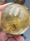 Gold Rutile Crystal Sphere