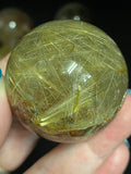 Gold Rutile Crystal Sphere