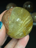 Gold Rutile Crystal Sphere