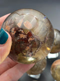 Gold Rutile Garden Quartz Crystal Sphere