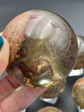 Gold Rutile Garden Quartz Crystal Sphere