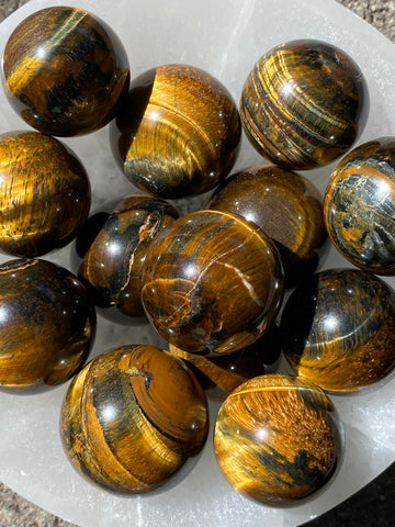 Blue Tigers Eye Sphere