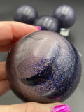 Blue Goldstone Crystal Sphere