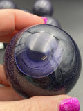 Blue Goldstone Crystal Sphere