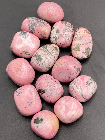 Rhodonite Crystal Tumbled Stone