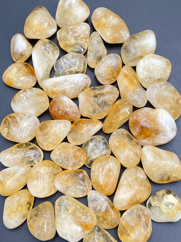 Citrine Crystal Tumbled Stone