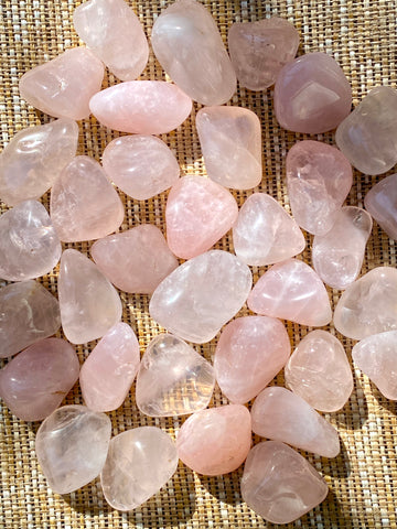 Large Rose Quartz Tumbled Stone Crystal